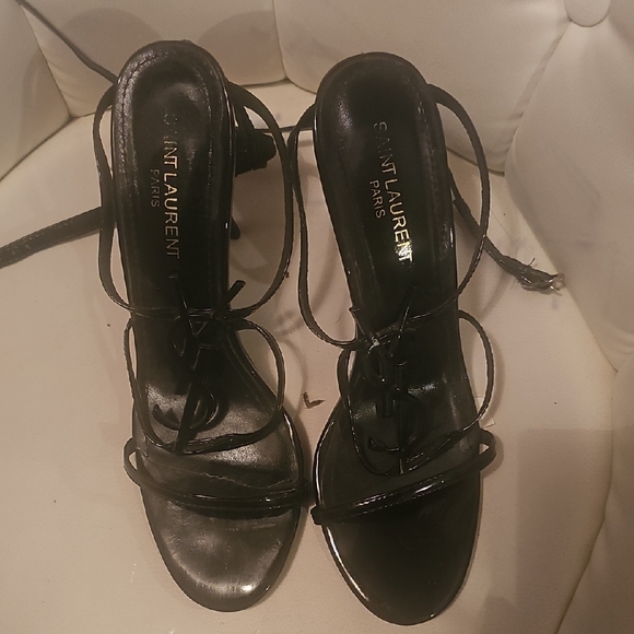 No Brand Shoes - Black Strappy Heels